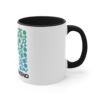 Mocha Weekend Color Accent Coffee Mug, 11oz